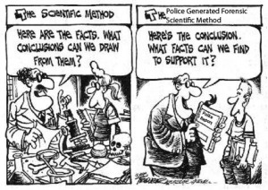 forensic science versus the scientific method
